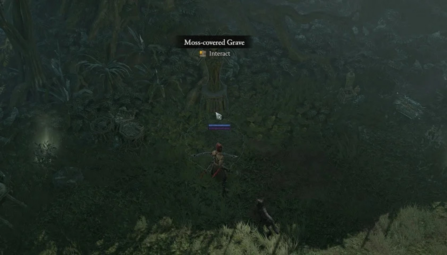 Moss-covered Grave