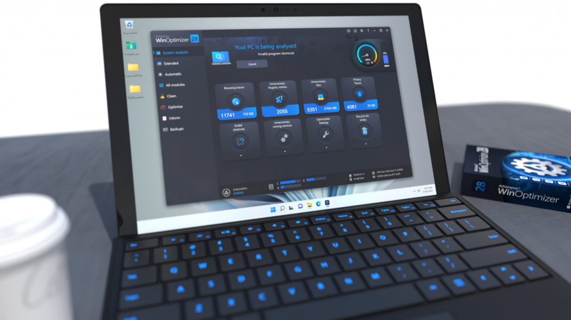 Ashampoo WinOptimizer 28 teszt – A legalaposabb Windows-tuningoló kép