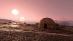 Alig 16 fényévre tőlünk is lehet lakható, Tatooine-szerű bolygó kép
