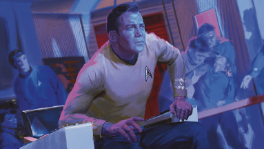 Baj van kapitány, átok ül a Star Trek kártyákon kép