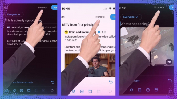 A Twitter a lehető legidegesítőbb módon akar rávenni, hogy promotáld a posztjaidat kép