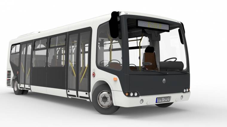 Jön a magyar elektromos autóbusz kép