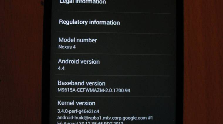 Fotókon az Android 4.4 felülete? kép