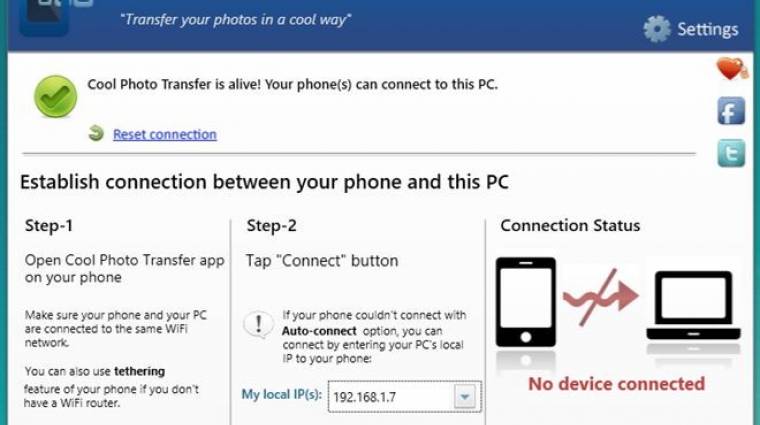 Hogyan küldjünk fotókat Androidról PC-re? kép