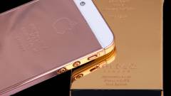 iPhone 5S valódi, 24 karátos aranyban kép