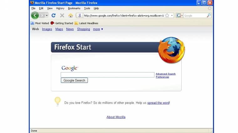 Támogatott marad Windows XP-n a Firefox kép
