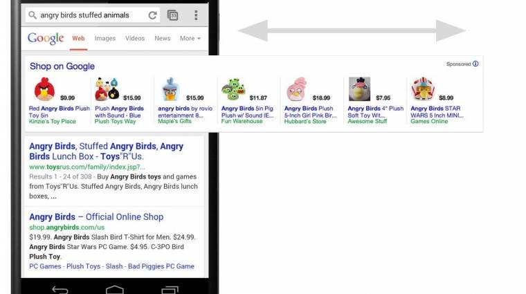 Érintésre optimalizált hirdetésekkel újít a Google kép