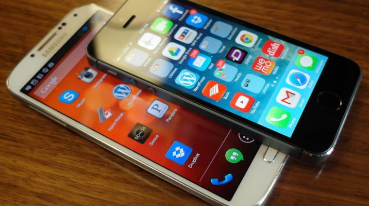 Az iPhone 5S legyőzte a Galaxy S4-et kép