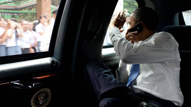 Obamának nem lehet iPhone-ja kép