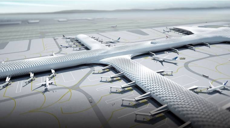 A jövő reptere Kínában kép