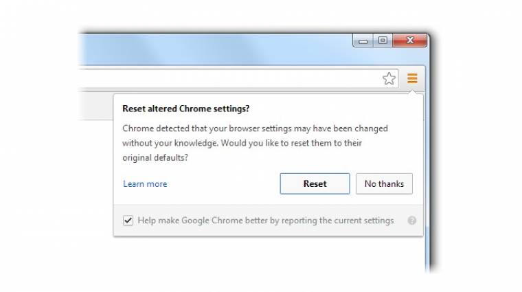 Harcol a Chrome-eltérítők ellen a Google kép