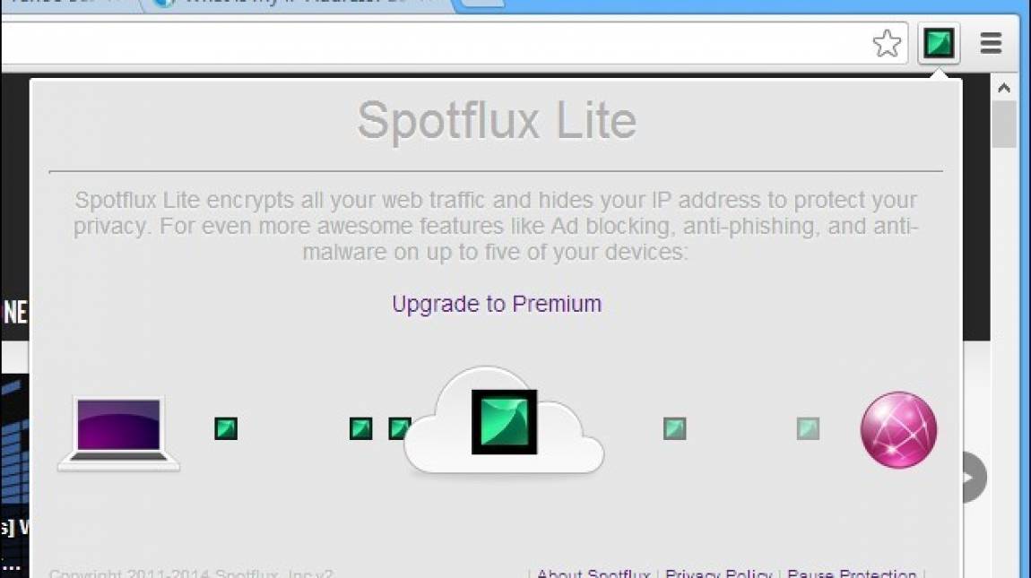 hpw to enable spotflux premium on pc