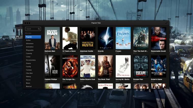 Popcorn Time: megjött a kalóz Netflix kép