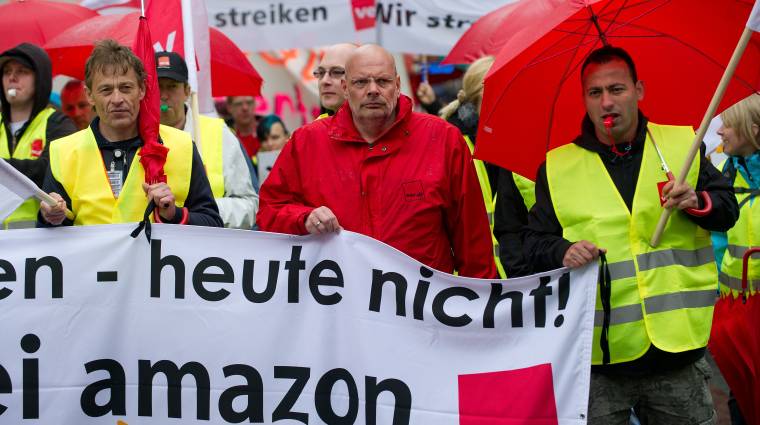 Megint sztrájkolnak az Amazonnál kép