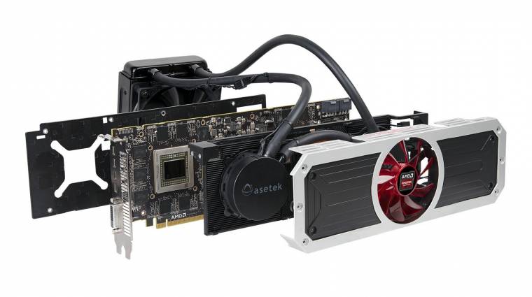 Hibrid hűtést kapott dupla GPU-s AMD Radeon R9 295 X2 kép