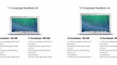 Csökkent a MacBook Air laptopok ára kép
