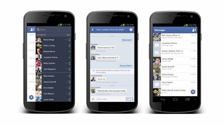 Kikerül a chat a mobilos Facebook kliensekből kép