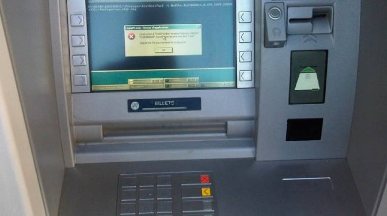 Az európai ATM-ek javán még Windows XP fut kép