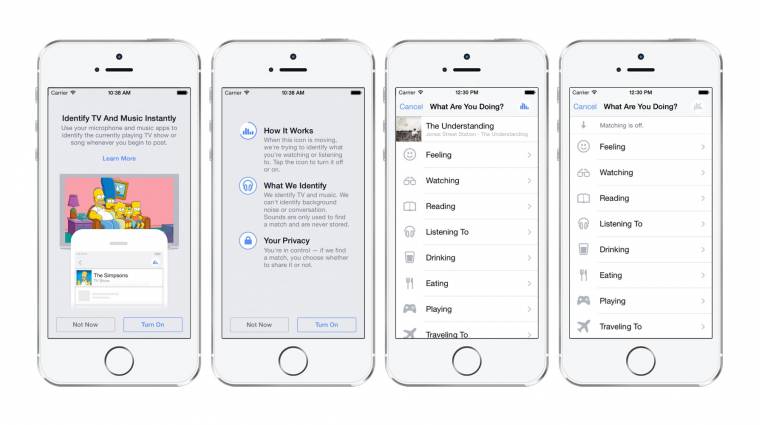 Hallgatózni kezd a Facebook mobilos kliense kép