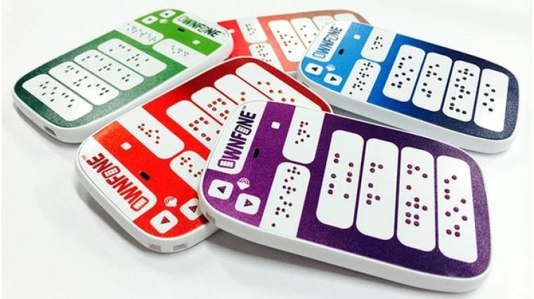 Kapható a világ első Braille-írásos mobilja kép