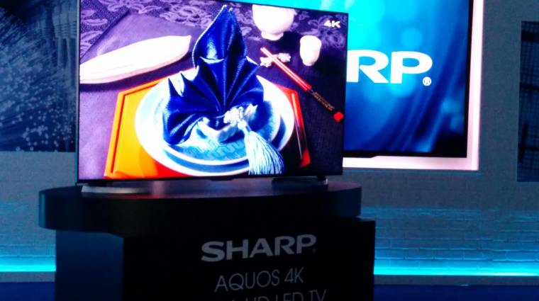 Új 4K-s tévéket mutatott be a Sharp kép