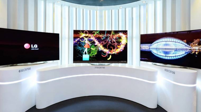 Hamarosan piacon az LG hajlított, 4K-s OLED TV-je kép