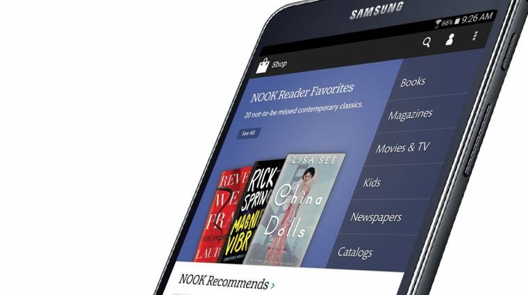 Jön a Samsung és a Barnes & Noble közös táblagépe kép