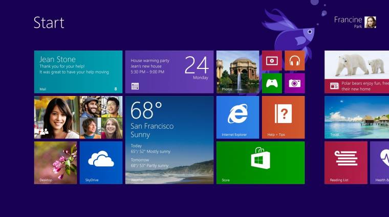 Itt a Windows 8.1 augusztusi frissítése kép