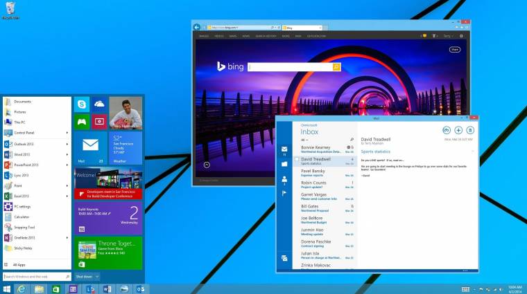 A Windows 9-et reklámozta a Microsoft kép