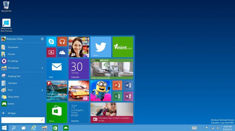 Így telepítsd a Windows 10-et kép
