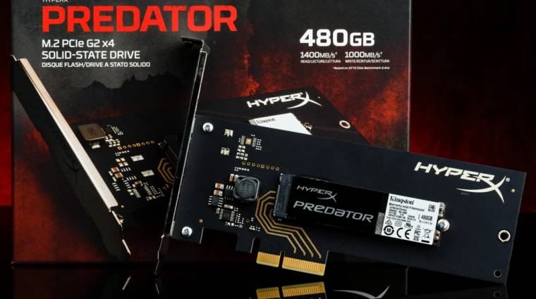 M.2 PCIe HyperX Predator SSD a Kingstontól kép