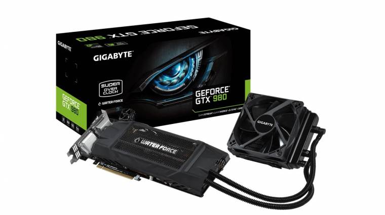 Itt a Gigabyte GeForce GTX 980 WaterForce kép