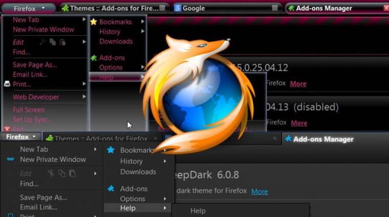 Búcsúznak a Firefox teljes témái kép