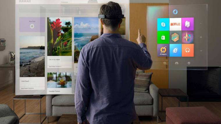 5,5 órát bír majd vezetékek nélkül a HoloLens kép