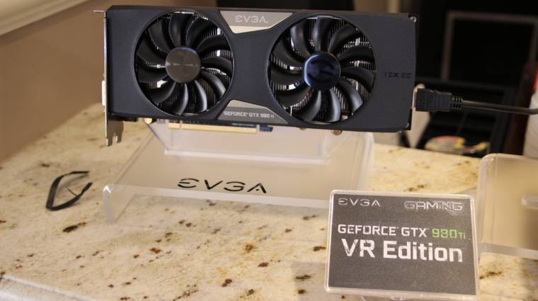Előlapi panellel jön az EVGA GTX 980 Ti VR Edition kép