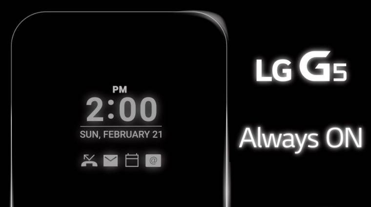 Gyors és fém lesz az LG G5 kép