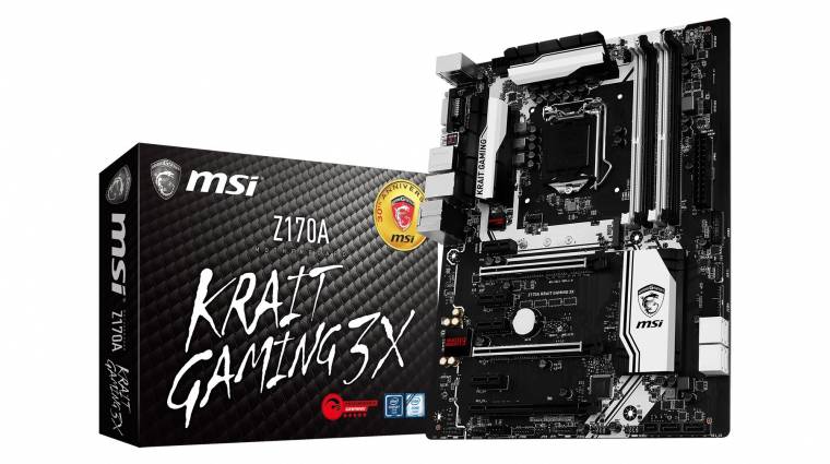 Fekete-fehérben kínál sokat az MSI Z170A Krait Gaming 3X kép