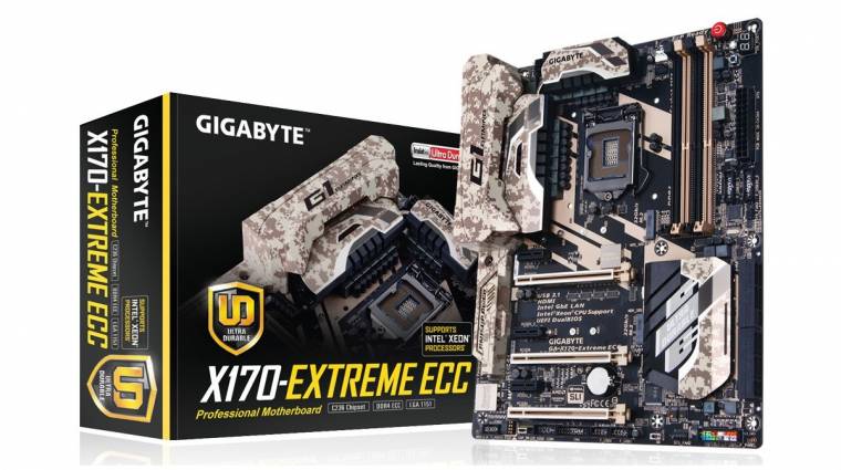 Itt a Gigabyte X170-Extreme ECC alaplap kép
