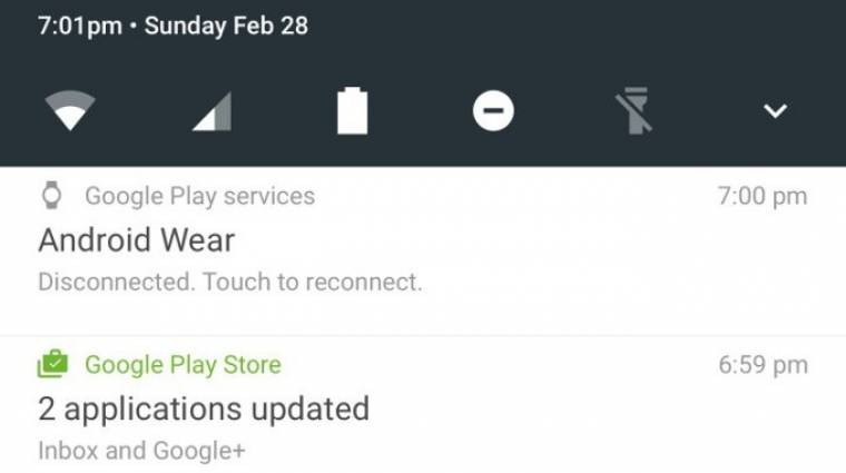 Ilyen lesz az Android N új értesítési sávja kép