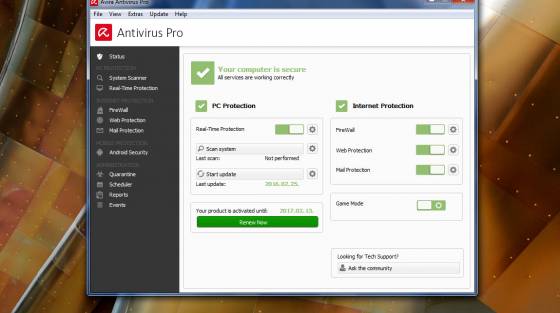 Avira Internet Security Suite 2016 Teszt Baratsagos Vedelem Pc World