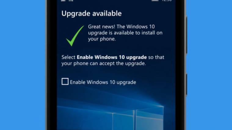 Így frissítsd a mobilod Windows 10-re kép