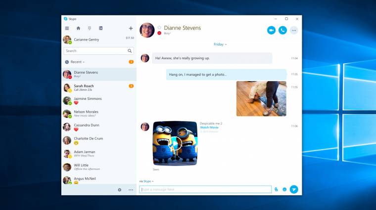 Úton az univerzális Skype kliensprogram kép