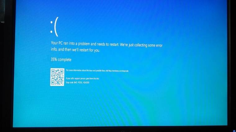 QR-kódot kaphat a Windows 10 kék halál képernyője kép