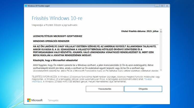 Nincs akadálya az ingyen Windows 10-re frissítésnek kép