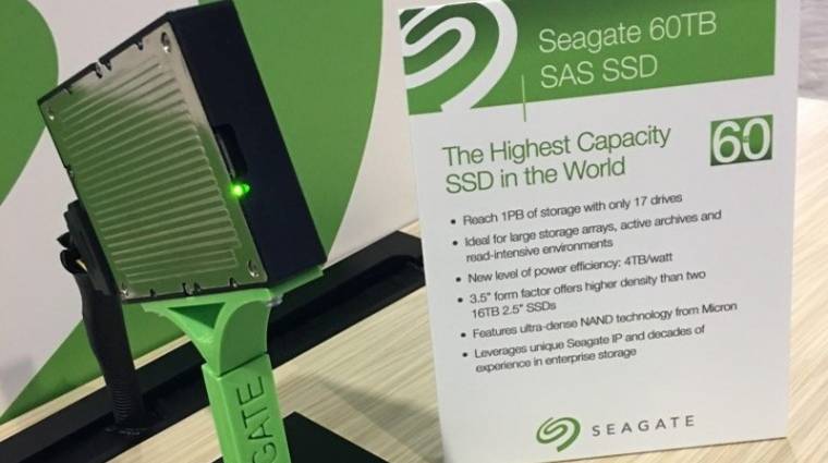 60 terabájtos SSD-t demonstrált a Seagate kép