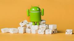 0,1 százalék alatt az Android Nougat kép