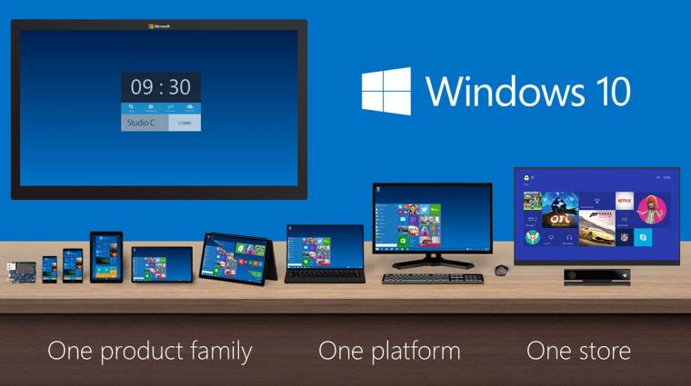 Már 400 millió eszközön fut Windows 10 kép