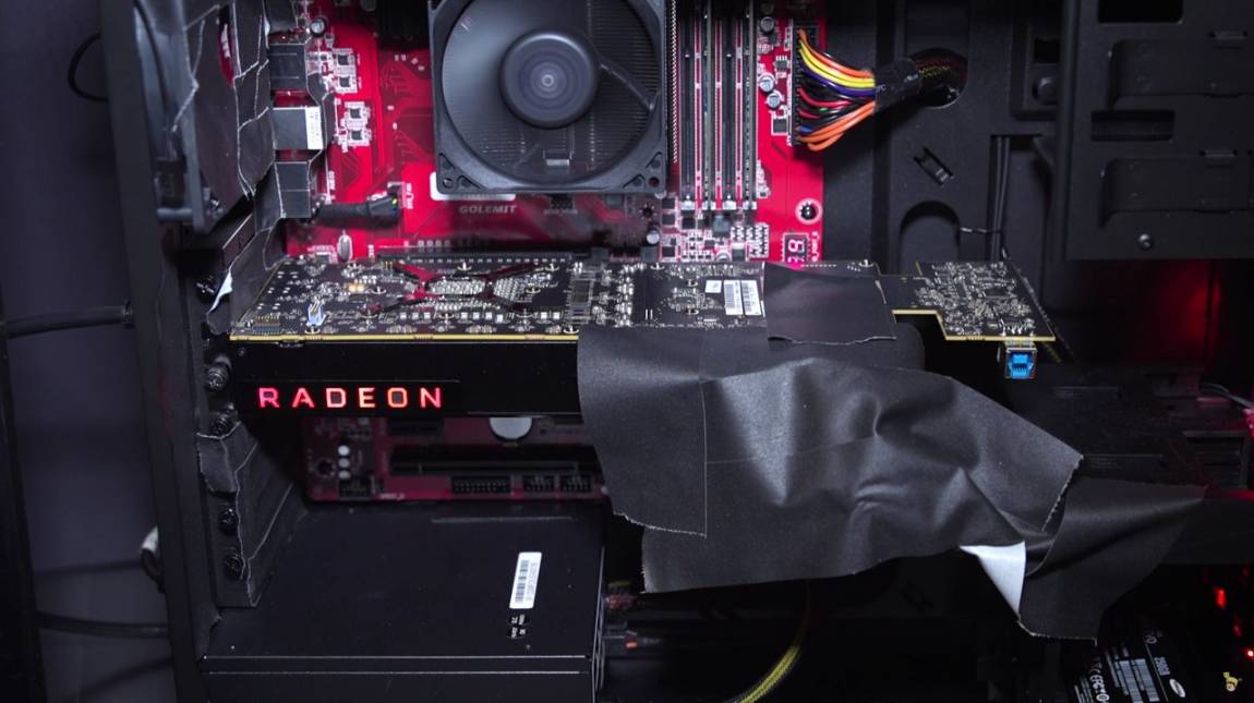 Videón a CES-en demózott AMD Vega videokártya kép