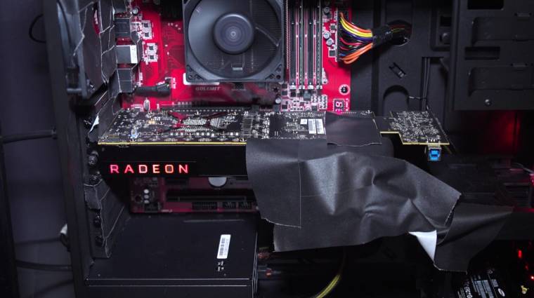 Videón a CES-en demózott AMD Vega videokártya kép