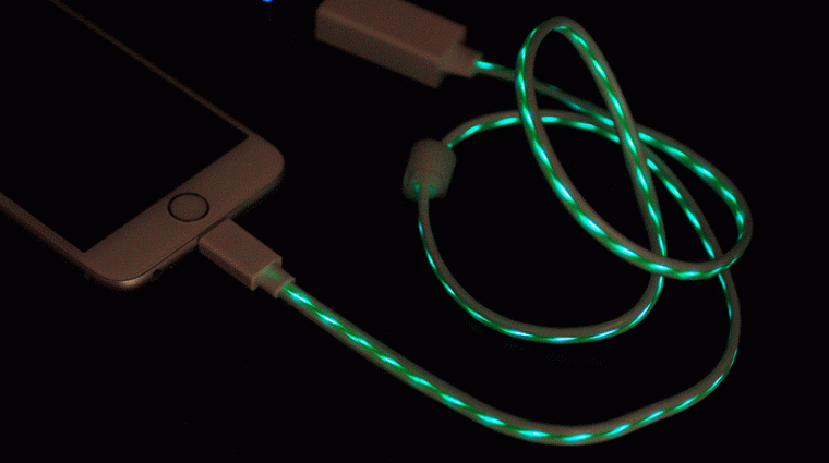 Sötétben világító kábeleken dolgozhat az Apple kép